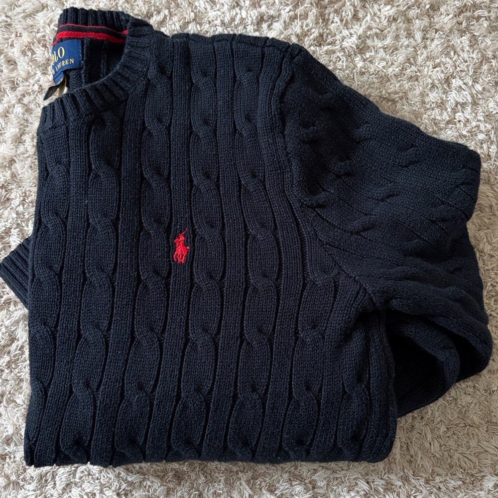 Polo Ralph Lauren Cable-Knit Cotton Sweater